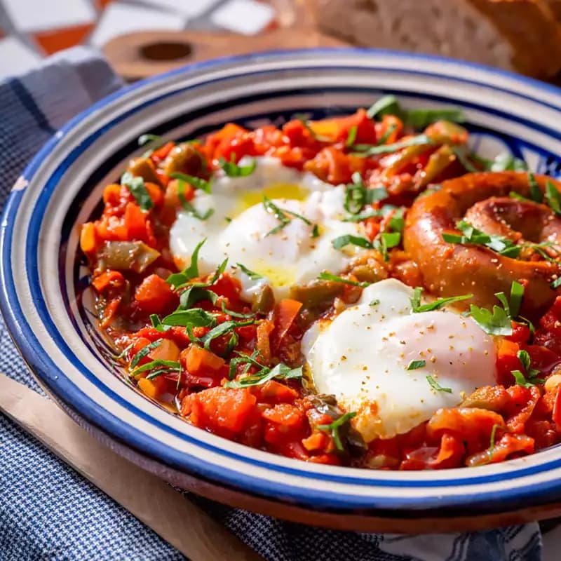 Ojja with Merguez